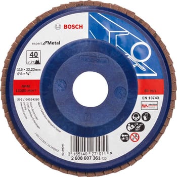 Bosch EXPERT X551 for Metal Straight Flap Disc
