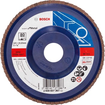 Bosch EXPERT X551 for Metal Straight Flap Disc