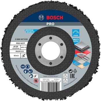 Bosch PRO N377 Surface Cleaning Fleece Strip Disc