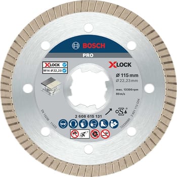Bosch PRO X Lock Best Extraclean Turbo Diamond Disc for Ceramics