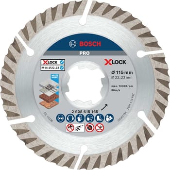 Bosch PRO X Lock All Purpose Universal Diamond Cutting Disc