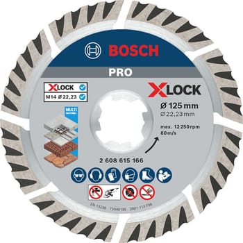 Bosch PRO X Lock All Purpose Universal Diamond Cutting Disc
