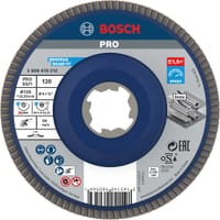 Bosch PRO X Lock Zirconium Abrasive Straight Flap Disc 