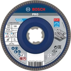 Bosch PRO X Lock Zirconium Abrasive Straight Flap Disc