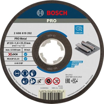 Bosch PRO X Lock Metal Cutting Disc