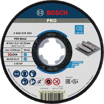 Bosch PRO X Lock Metal Cutting Disc
