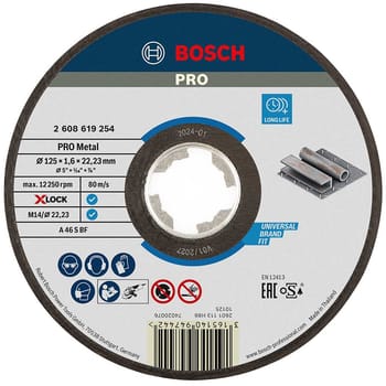 Bosch PRO X Lock Metal Cutting Disc