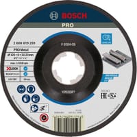 Bosch PRO X Lock Depressed Centre Grinding Disc 