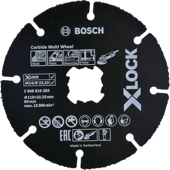 Bosch X Lock Carbide Multi Cutting Disc