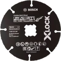 Bosch X Lock Carbide Multi Cutting Disc 