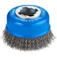 Bosch PRO X Lock Crimped Steel Wire Cup Brush 