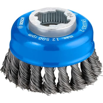 Bosch PRO X Lock Steel Wire Cup Brush 0.5mm