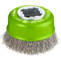 Bosch PRO X Lock Crimped Stainless Steel Wire Cup Brush 