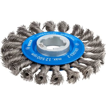 Bosch PRO X Lock Knotted Wire Wheel