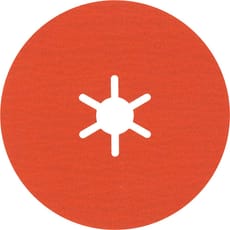 Bosch EXPERT R782 Prisma Fibre Sanding Disc 100mm