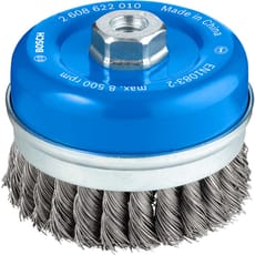 Bosch PRO 0.5mm Knotted Steel Wire Cup Brush