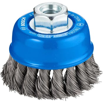 Bosch PRO 0.35mm Knotted Steel Wire Cup Brush