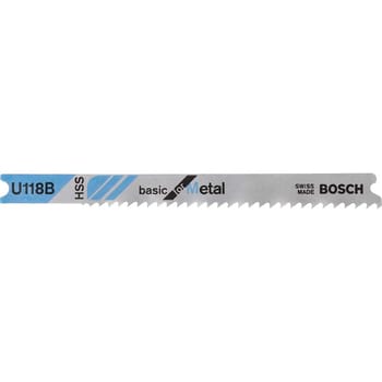 Bosch U118 B Metal Cutting Jigsaw Blades