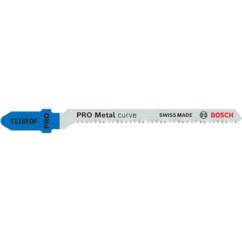 Bosch PRO T118 EOF Metal Cutting Jigsaw Blades