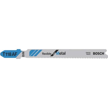 Bosch T118 AF Metal Cutting Jigsaw Blades