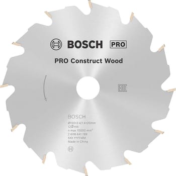 Bosch PRO Construct Wood Cutting Saw Blade