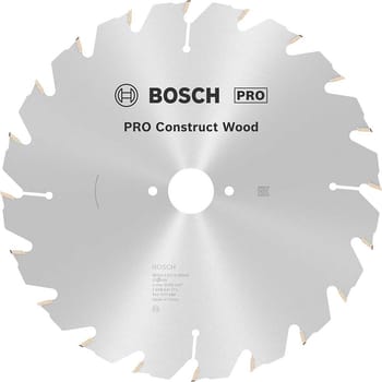 Bosch PRO Construct Nail Proof Wood Cutting Table Saw Blade