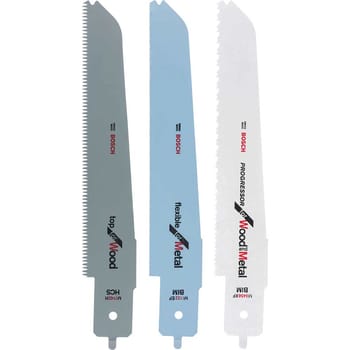 Bosch 3-Piece Jigsaw Blade Set for Bosch Multisaw PFZ 500