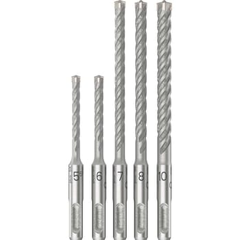 Bosch PRO 5 Piece 5X SDS Plus Masonry Drill Bit Set