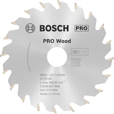 Bosch PRO Cordless Wood Cutting Circular Saw Blade