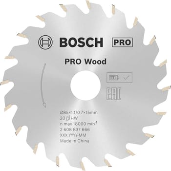 Bosch PRO Cordless Wood Cutting Circular Saw Blade