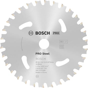 Bosch PRO Cordless Circular Saw Blade for Steel