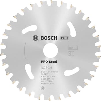 Bosch PRO Cordless Circular Saw Blade for Steel