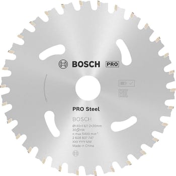 Bosch PRO Cordless Circular Saw Blade for Steel