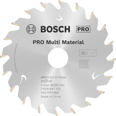 Bosch PRO Cordless Multi Material Cutting Circular Saw Blade