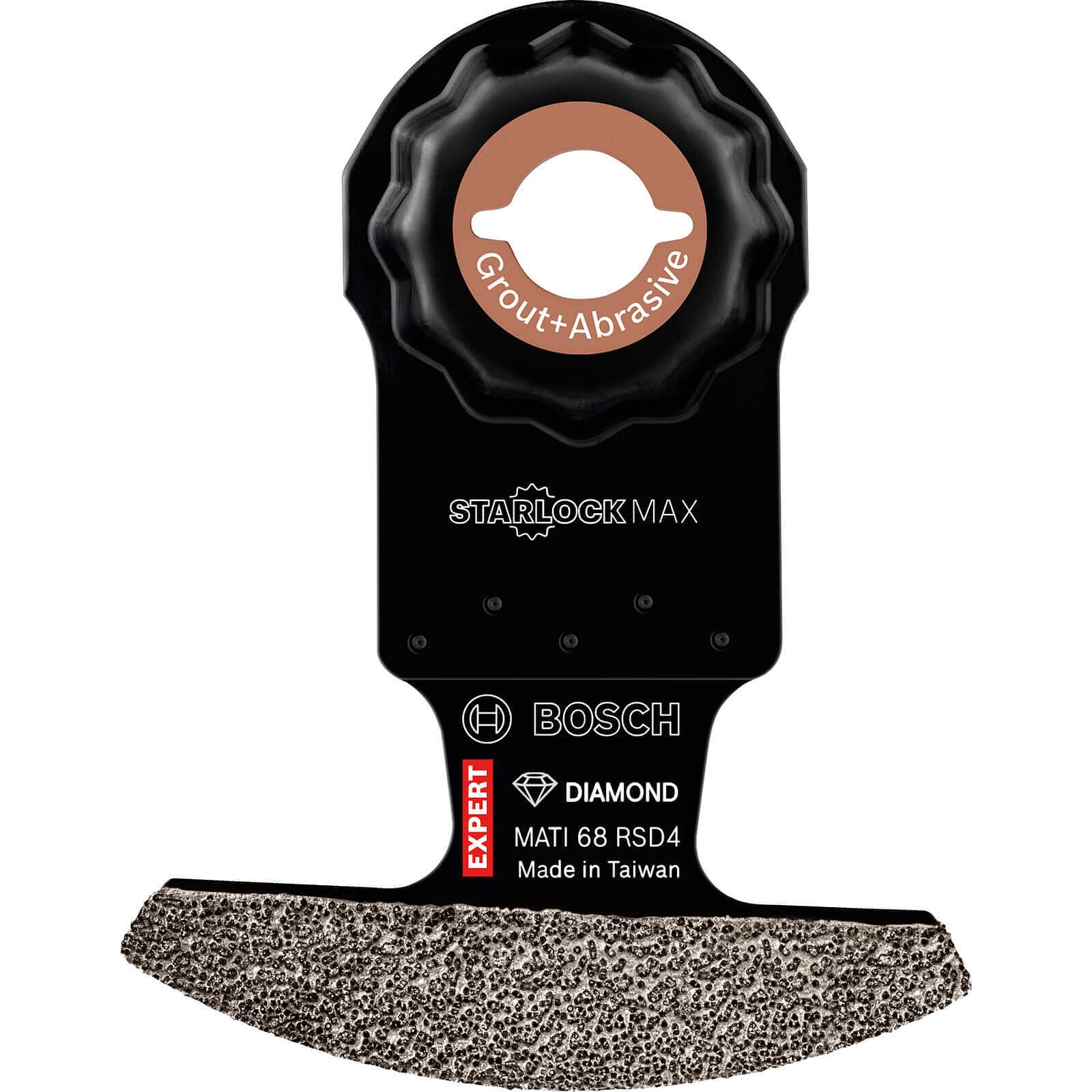 Bosch Expert MATI 68 RSD4 Starlock Max Oscillating Multi Tool Abrasive and Grout Segment Saw Blade OMT Segment Saw Blades