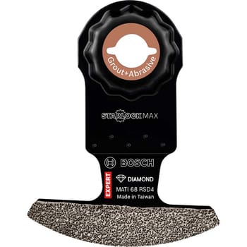 Bosch Expert MATI 68 RSD4 Starlock Max Oscillating Multi Tool Abrasive and Grout Segment Saw Blade