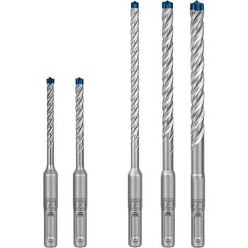 Bosch EXPERT 5 Piece 7X SDS Plus Masonry Drill Bit Set