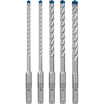 Bosch EXPERT 5 Piece 7X SDS Plus Masonry Drill Bit Set