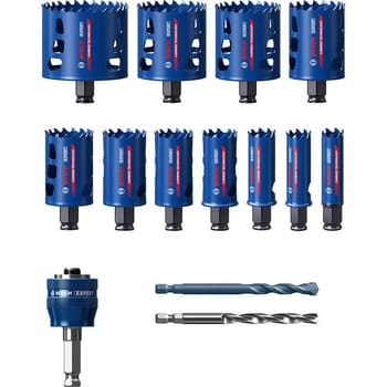 Bosch Expert 14 Piece Power Change Tough Material Universal Hole Saw Set