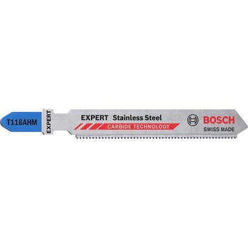 Bosch EXPERT T118AHM Stainless Steel Jigsaw Blades