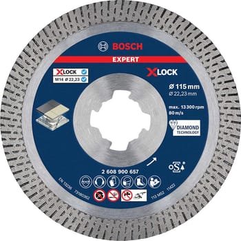 Bosch EXPERT X Lock Best Diamond Cutting Disc for Hard Ceramics