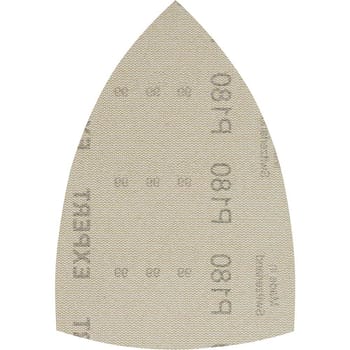 Bosch EXPERT M480 Hook and Loop Large Delta Sanding Sheets for Paint and Wood