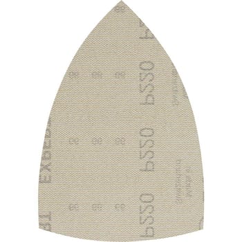 Bosch EXPERT M480 Hook and Loop Large Delta Sanding Sheets for Paint and Wood