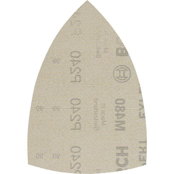 Bosch EXPERT M480 Hook and Loop Large Delta Sanding Sheets for Paint and Wood