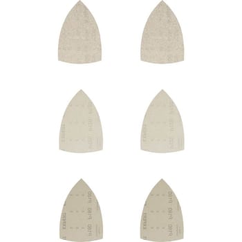 Bosch EXPERT M480 Hook and Loop Large Delta Sanding Sheets for Paint and Wood