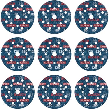 Bosch EXPERT O780 Foil Sanding Discs 125mm
