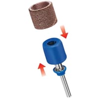 Dremel SC407 EZ SpeedClic Mandrel and 2 Piece Sanding Sleeve Set 