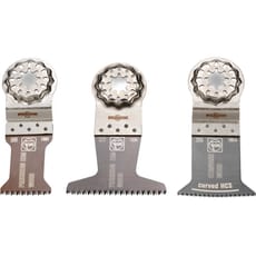 Fein 3 Piece Starlock Oscillating Multi Tool Wood E-Cut Cutting Set