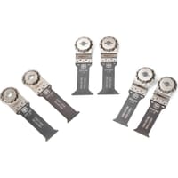 Fein 6 Piece Starlock Max Oscillating Multi Tool Wood and Metal Best of E-Cut Set 
