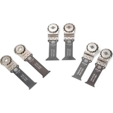 Fein 6 Piece Starlock Max Oscillating Multi Tool Wood and Metal Best of E-Cut Set